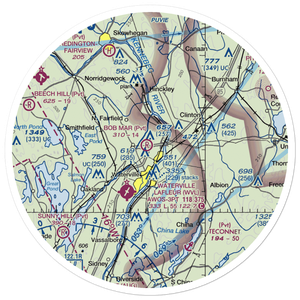 Bob-Mar Airport (ME20) VFR Sectional Sticker (30 mile)