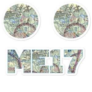 Thomas Airport (ME17) VFR Sectional Sticker Pack
