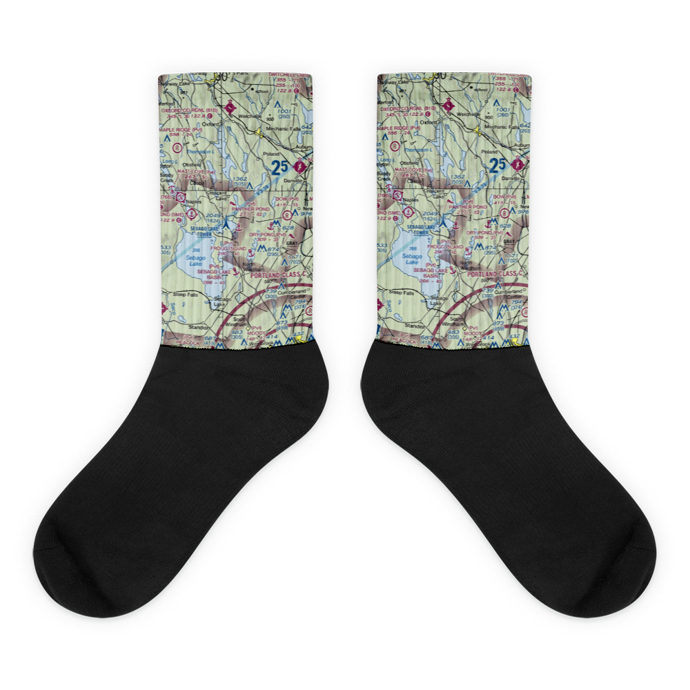 Crescent Lake Seaplane Base (ME01) VFR Sectional Socks 
