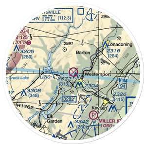 Moran Field (MD99) VFR Sectional Sticker (20 mile)