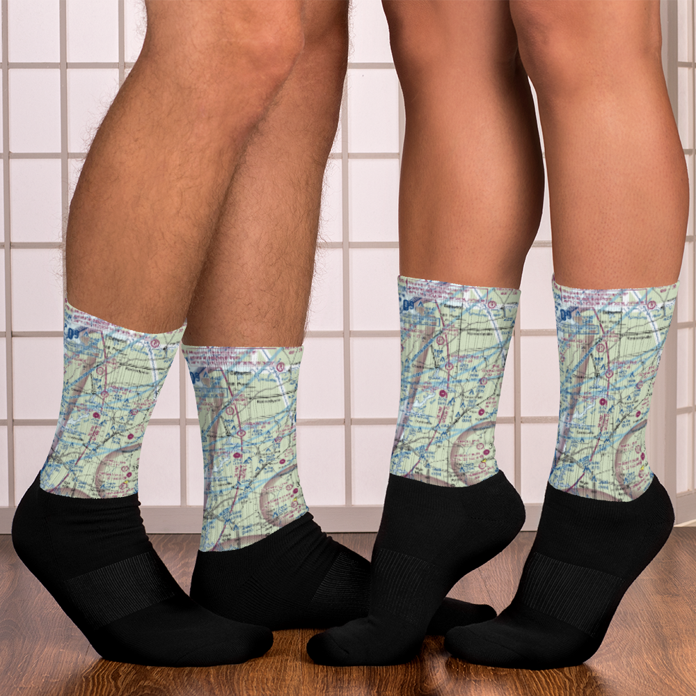 Saxon Farms Airport (MD91) VFR Sectional Socks 
