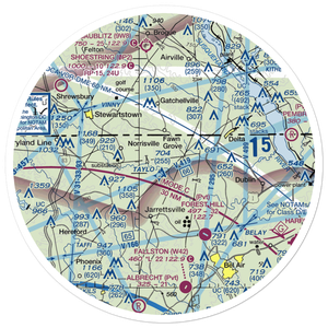 Links Airport (MD88) VFR Sectional Sticker (30 mile)