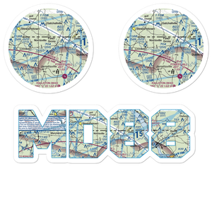 Links Airport (MD88) VFR Sectional Sticker Pack
