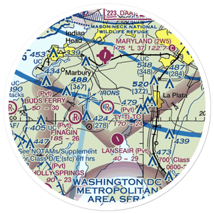 Ty-Ti-To Airport (MD83) VFR Sectional Sticker (20 mile)