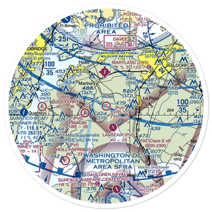 Ty-Ti-To Airport (MD83) VFR Sectional Sticker (30 mile)