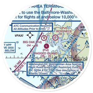 Ragged Island Airport (MD82) VFR Sectional Sticker (20 mile)