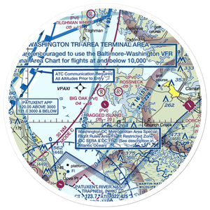 Ragged Island Airport (MD82) VFR Sectional Sticker (30 mile)