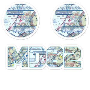 Ragged Island Airport (MD82) VFR Sectional Sticker Pack