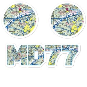 Flying M Farms Airport (MD77) VFR Sectional Sticker Pack