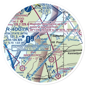Smith Field (MD66) VFR Sectional Sticker (20 mile)