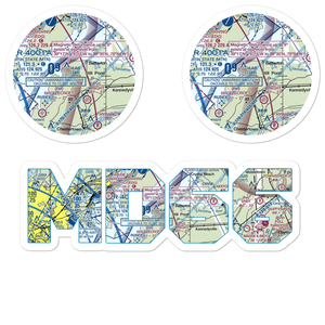 Smith Field (MD66) VFR Sectional Sticker Pack