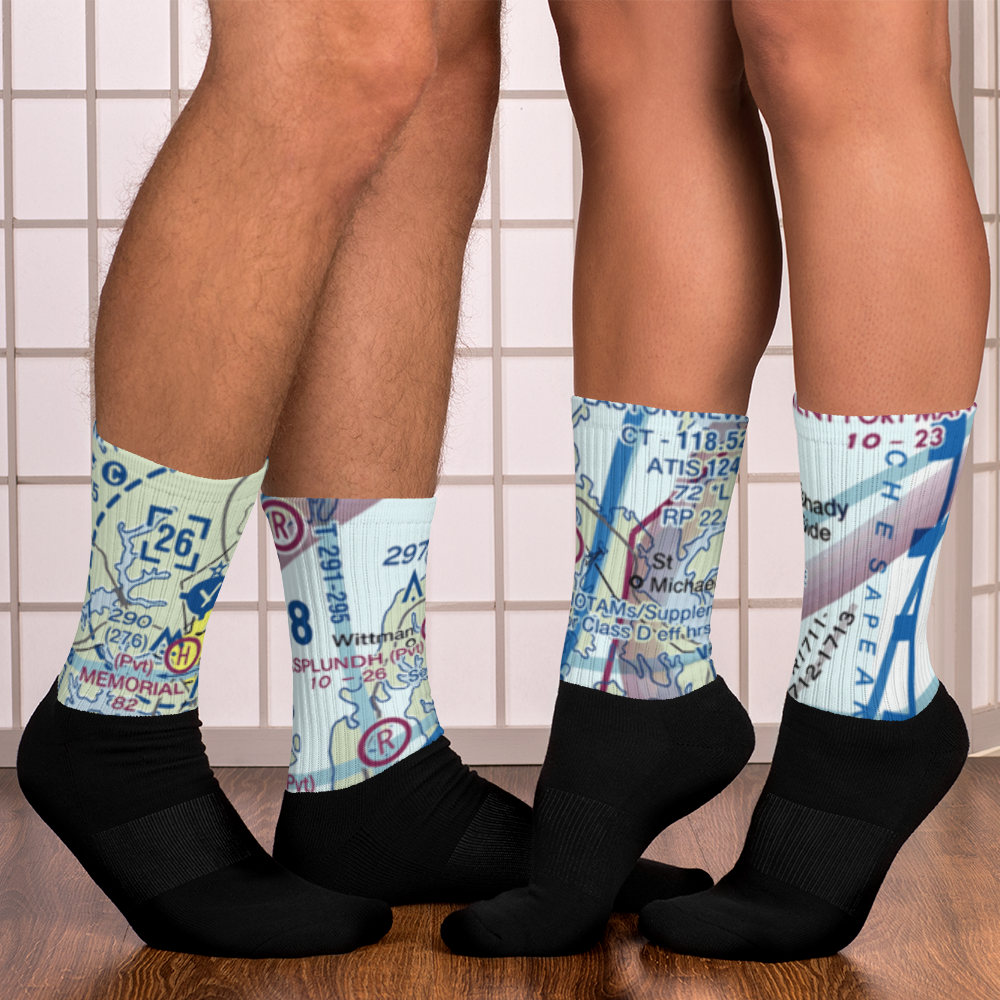 Stewart Airport (MD64) VFR Sectional Socks 