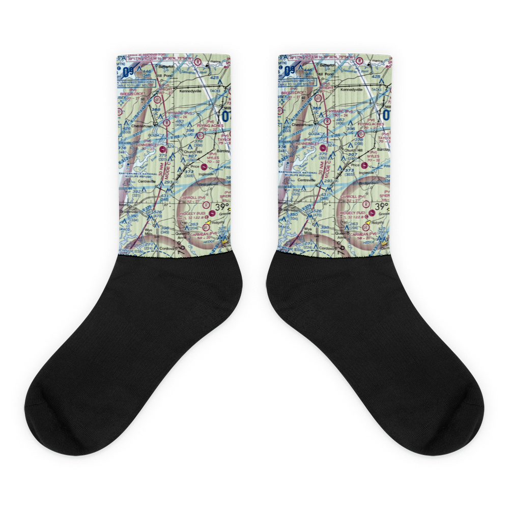 Church Hill Airport (MD62) VFR Sectional Socks 