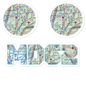 Church Hill Airport (MD62) VFR Sectional Sticker Pack