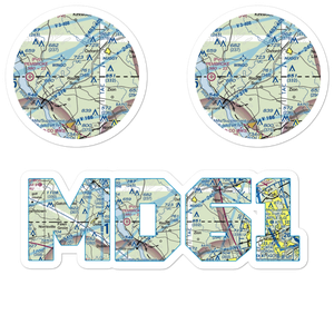 Lynch's Landing Airport (MD61) VFR Sectional Sticker Pack