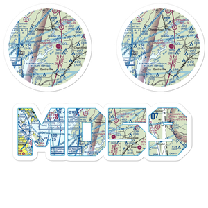 Silver Hill Airport (MD59) VFR Sectional Sticker Pack