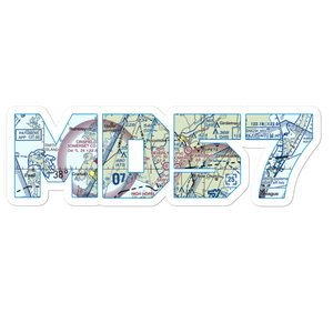 Beverly Airport (MD57) VFR Sectional Sticker