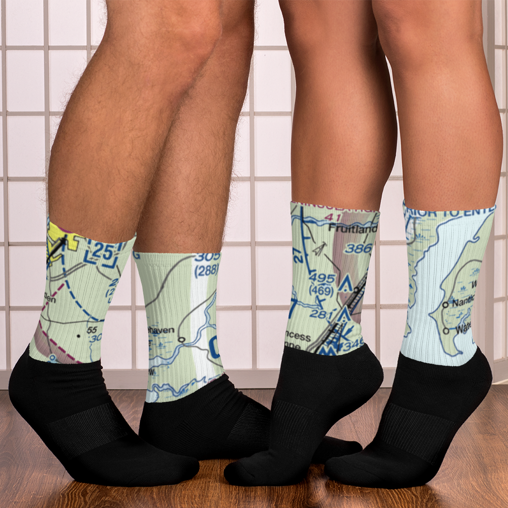 Mac Kinnis Airport (MD53) VFR Sectional Socks 