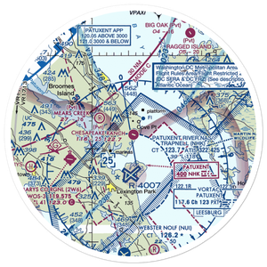Chesapeake Ranch Airstrip (MD50) VFR Sectional Sticker (30 mile)
