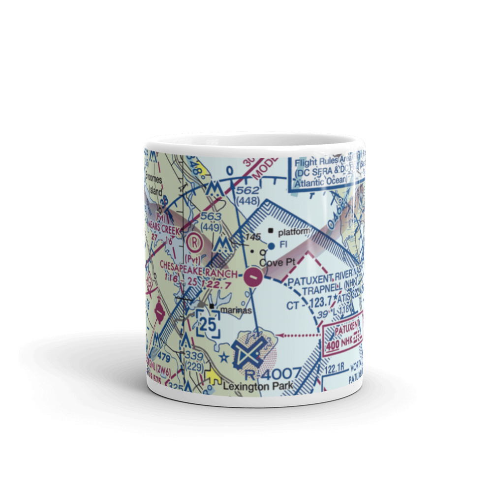 Chesapeake Ranch Airstrip (MD50) VFR Sectional  Mug 