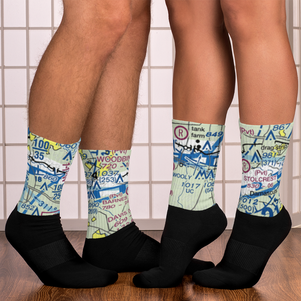Barnes Airport (MD47) VFR Sectional Socks 