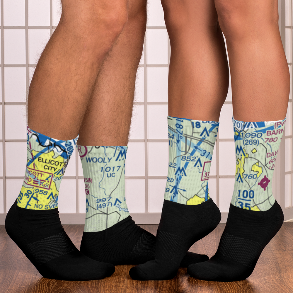 Glenair Airport (MD46) VFR Sectional Socks 
