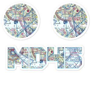 Hampton Airport (MD45) VFR Sectional Sticker Pack