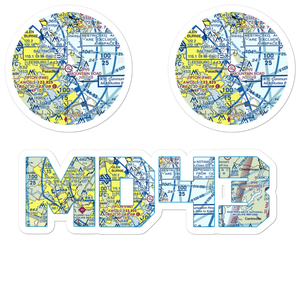Mountain Road Airport (MD43) VFR Sectional Sticker Pack