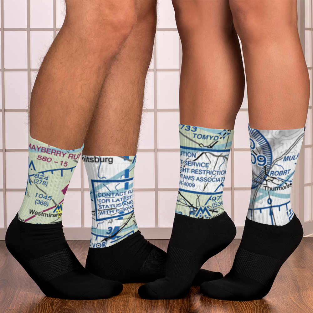 Keymar Airpark (MD42) VFR Sectional Socks 