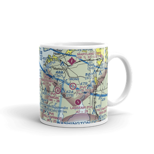 Buds Ferry Airport (MD39) VFR Sectional  Mug