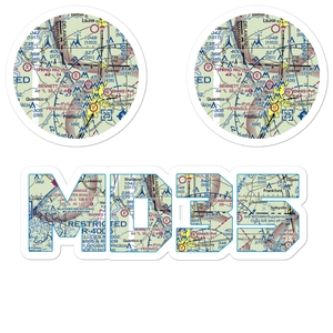 Spring Hill Airport (MD35) VFR Sectional Sticker Pack