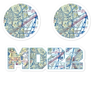Deale Airport (MD22) VFR Sectional Sticker Pack