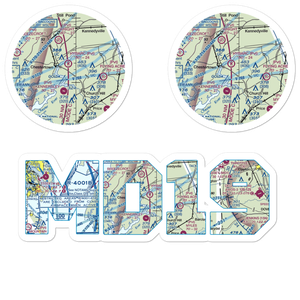 Hybarc Farm Airport (MD19) VFR Sectional Sticker Pack