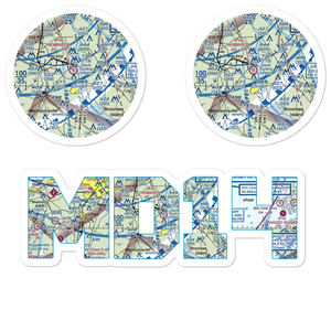 Robinson Private Airport (MD14) VFR Sectional Sticker Pack