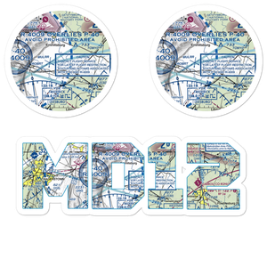 Bell Airport (MD12) VFR Sectional Sticker Pack