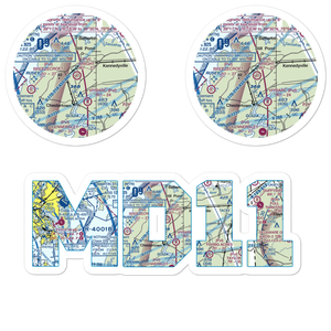 Wright Field (MD11) VFR Sectional Sticker Pack