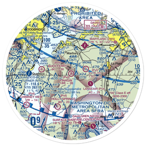 Finagin Airfield (MD05) VFR Sectional Sticker (30 mile)