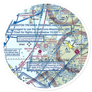 Rossneck Airport (MD04) VFR Sectional Sticker (30 mile)