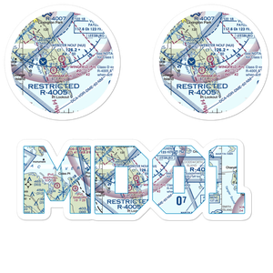 Wingfield Airport (MD01) VFR Sectional Sticker Pack