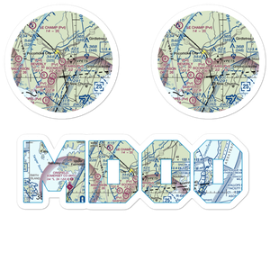 Fair's Airport (MD00) VFR Sectional Sticker Pack