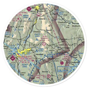 Kendalls Lndg Area Airport (MA86) VFR Sectional Sticker (30 mile)