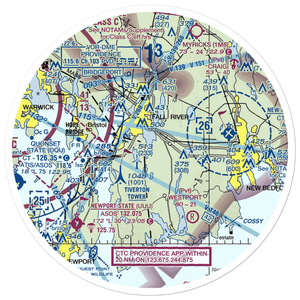 Westport Seaplane Base (MA82) VFR Sectional Sticker (30 mile)