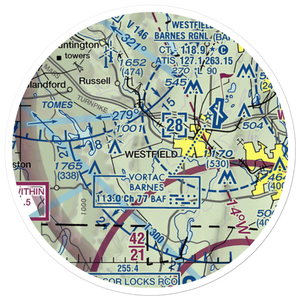 Mundale Airport (MA80) VFR Sectional Sticker (20 mile)