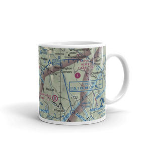 Blueberry Hill Airport (MA77) VFR Sectional  Mug