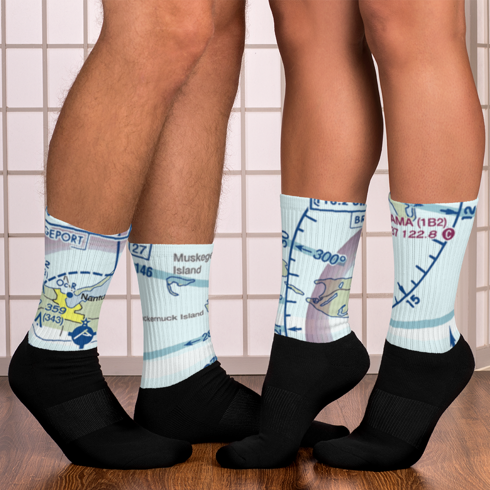Tuckernuck Airport (MA72) VFR Sectional Socks 