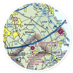 Pheasant Field (MA64) VFR Sectional Sticker (20 mile)