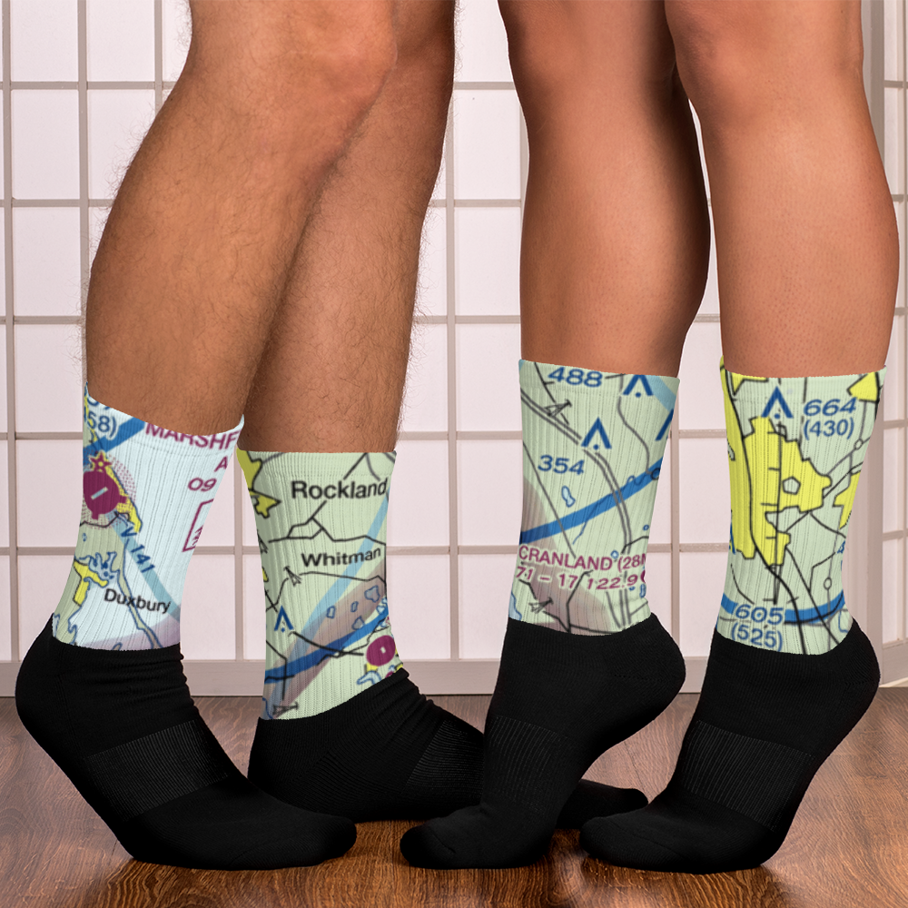 Pheasant Field (MA64) VFR Sectional Socks 