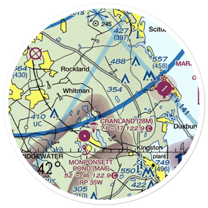 Sherman-Private Airport (MA63) VFR Sectional Sticker (20 mile)