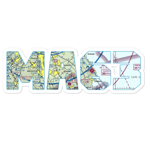 Sherman-Private Airport (MA63) VFR Sectional Sticker