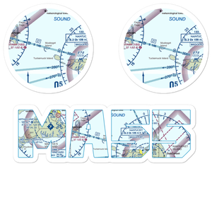 Muskeget Island Airport (MA55) VFR Sectional Sticker Pack